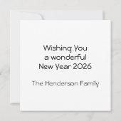 2026 Foto Blume Kalender Sonntag Start (Rückseite)