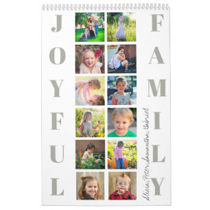 2026 Foto Collage Family erstellen Sie einfach Ihr Kalender