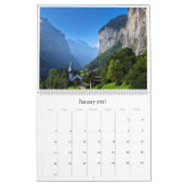 2026 Foto Natur & Landschaft Schweiz Kalender (Jan 2027)