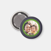 2026 Foto Neujahrsmagnet Magnet (Vorderseite/Rückseite)