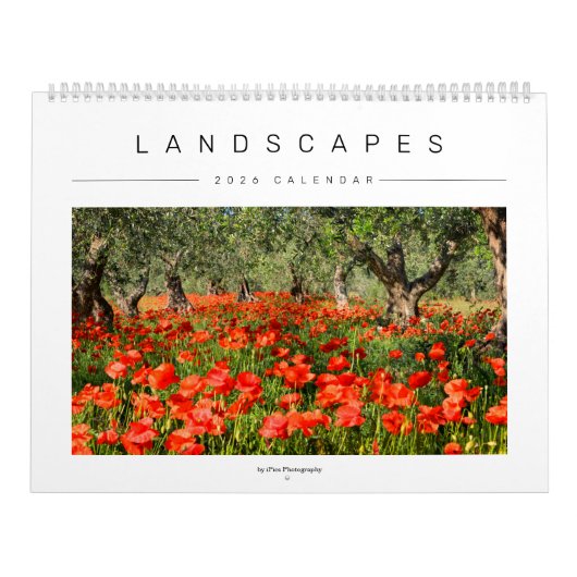 2026 Fotogene Landschaften und Foto Kalender (Titelbild)