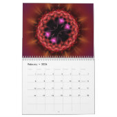 2026 Fraktal Art Abstrakt Psychedelic Kalender (Feb 2026)