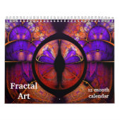 2026 Fraktal Art Abstrakt Psychedelic Kalender (Titelbild)