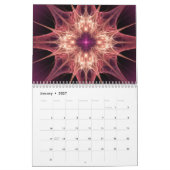 2026 Fraktal Art Abstrakt Psychedelic Kalender (Jan 2027)