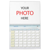 2026 Französisch-Flagge & Eiffel-Happy New Year, F Kalender (Feb 2027)