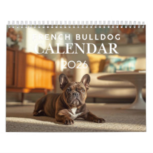 2026 Französische Bulldogge Kalender 12 Monate