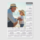 2026 Fridge Photo Calendar / Family Magnetkarte (Vorderseite)