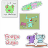 2026 frog Valentine pack Sticker (Vorderseite)