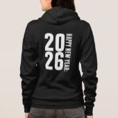 2026 Frohes neues Jahr-45345 Hoodie (Rückseite)