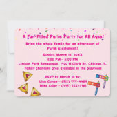 2026 Frohes Purim-Fest Einladung (Rückseite)