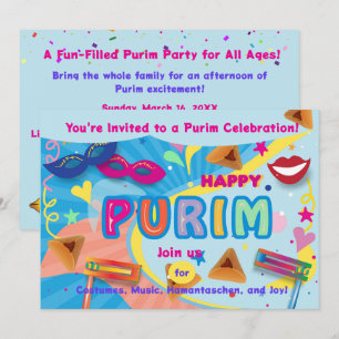 2026 Frohes Purim-Fest Einladung