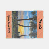 2026 FRÜHSTÜCKSBREITE FLORIDA PALM TREE FLEECEDECKE (Vorderseite (Horizontal))