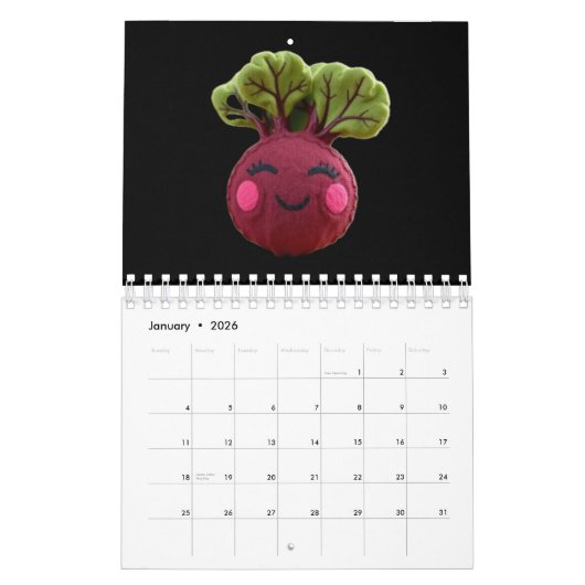 2026 Fruit & Veggie-Kalender Kalender (Jan 2026)