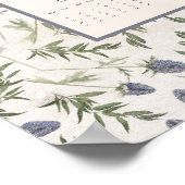 2026 Full Year Calendar Thistle Poster (Ecke)