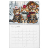 2026 Funny Cats in Preppy Attire and Hats Kalender (Feb 2026)