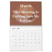 2026 Funny Office Coffee Chaos Kalender (Mär 2026)