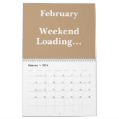2026 Funny Office Countdown to Weekend Kalender (Feb 2026)