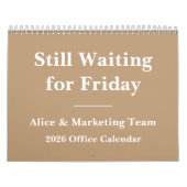 2026 Funny Office Countdown to Weekend Kalender (Titelbild)