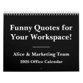 2026 Funny Office Desk Wall Calendar Kalender (Titelbild)