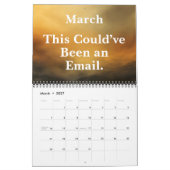 2026 Funny Office Inbox Humor Kalender (Mär 2027)
