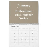 2026 Funny Office Minimalist Humor Kalender (Jan 2027)