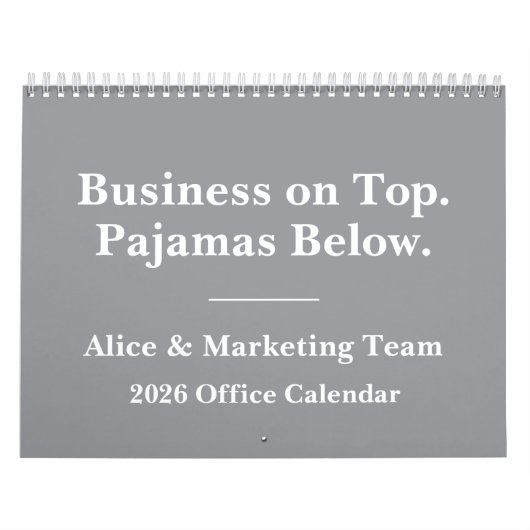 2026 Funny Office Remote Work Humor Kalender (Titelbild)