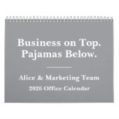 2026 Funny Office Remote Work Humor Kalender (Titelbild)