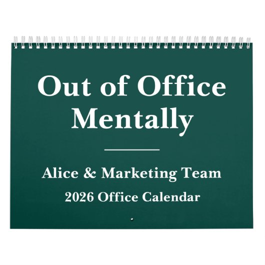 2026 Funny Office Sarcastic Quotes Kalender (Titelbild)