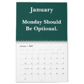 2026 Funny Office Sarcastic Quotes Kalender (Jan 2027)