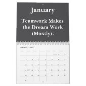 2026 Funny Office Team Life Humor Kalender (Jan 2027)