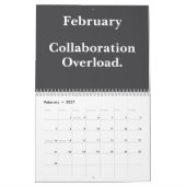 2026 Funny Office Team Life Humor Kalender (Feb 2027)