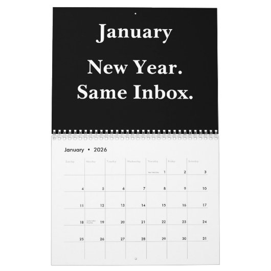 2026 Funny Office Wall Calendar Kalender (Jan 2026)
