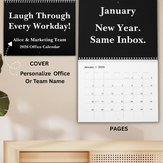 2026 Funny Office Wall Calendar Kalender