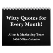 2026 Funny Work Wall Calendar Kalender (Titelbild)