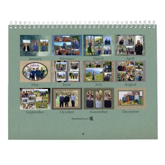 2026 Fuqua-Familienkalender Kalender (Rückseite)