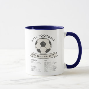 2026 Fußball Fußball Gastgeberstädte Kanada Mexiko Tasse