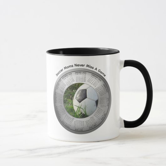 2026 Fußball-Mutter-Kalender-Kaffee Tasse (Rechts)