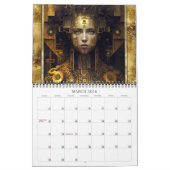 2026 Future Luxe Sci-Fi Women Art Calendar Kalender (Mär 2026)