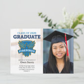 2026 FVHS Graduation Announcement w/ Photo (Light) Ankündigung (Stehend Vorderseite)