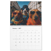 2026 Gangster Pup Calendar, Thug Dog Kalender (Feb 2027)