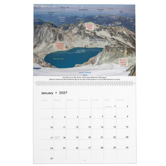 2026 Geologie-Kalender Kalender (Jan 2027)