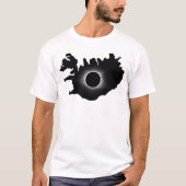2026 Gesamter Solar Eclipse Ísland Country T - Shi T-Shirt (Vorderseite)