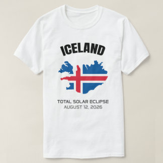 2026 Gesamter Solar Eclipse Island Flag-T - Shirt