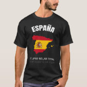 2026 Gesamter T - Shirt der Solar Eclipse España F (Vorderseite)