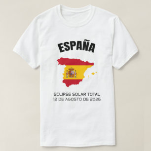 2026 Gesamter T - Shirt der Solar Eclipse España F
