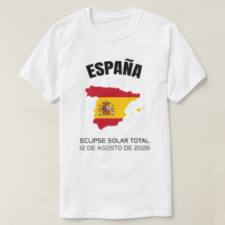 2026 Gesamter T - Shirt der Solar Eclipse España F