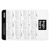 2026 Geschäft Logo Magnet Kalender (Horizontal)