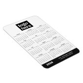 2026 Geschäft Logo Magnet Kalender (Rechte Seite)
