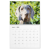 2026 Ghostly Weimaraner Dog Owner Lover Gift Kalender (Mär 2026)