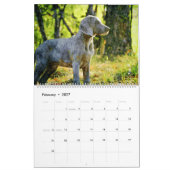 2026 Ghostly Weimaraner Dog Owner Lover Gift Kalender (Feb 2027)